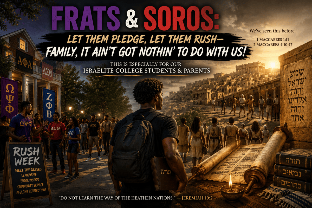Frats & Soros: Let Them Pledge, Let Them Rush— Family, It Ain’t Got Nothin’ to Do With&nbsp;Us!