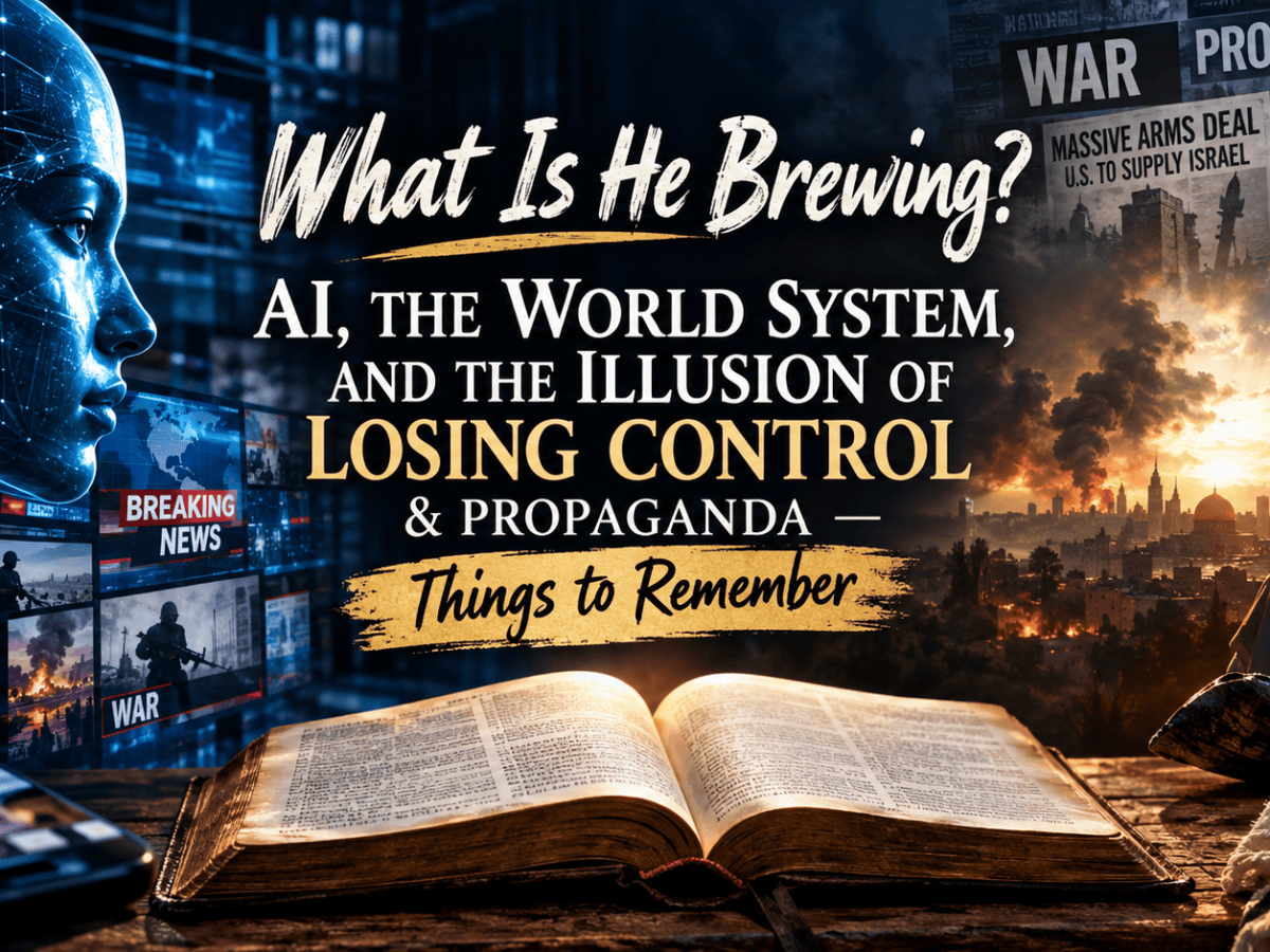 #AI Artificial Intelligence, the World System, and the Illusion of Losing Control & Propaganda — Things to&nbsp;Remember