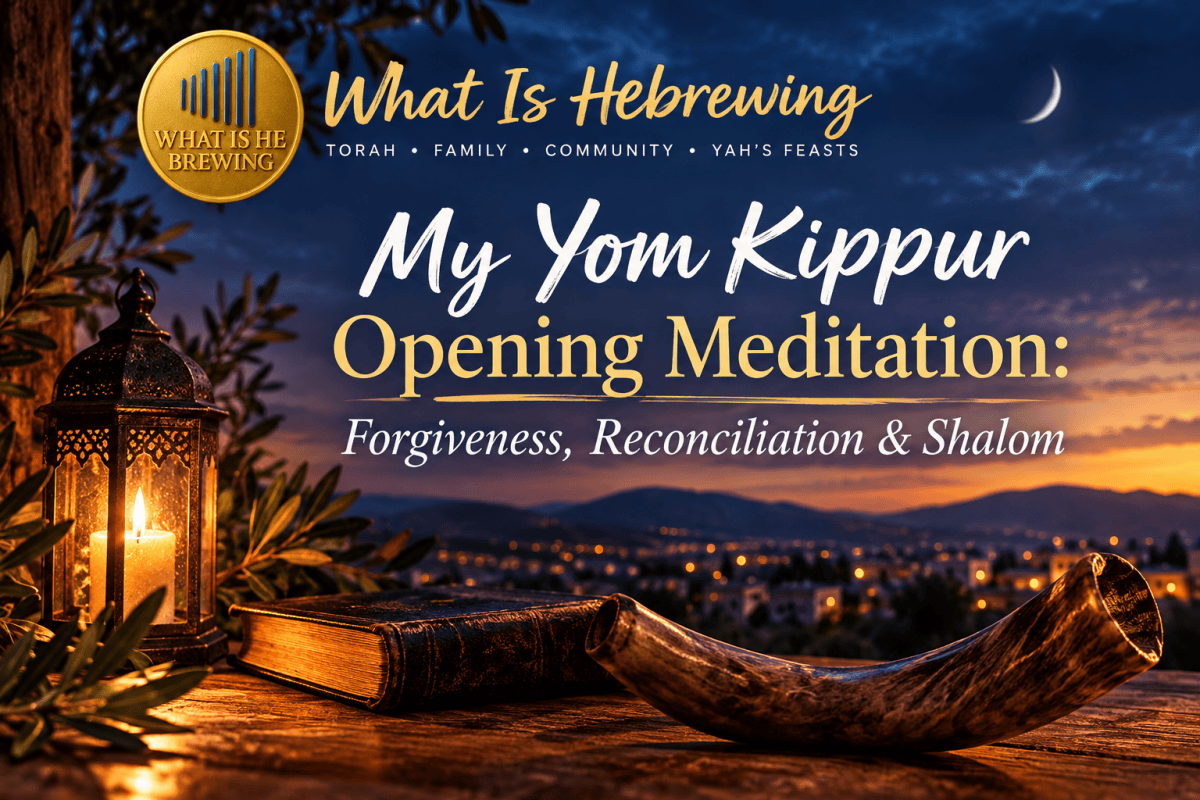 My Yom Kippur Opening Meditation: Forgiveness, Reconciliation &&nbsp;Shalom
